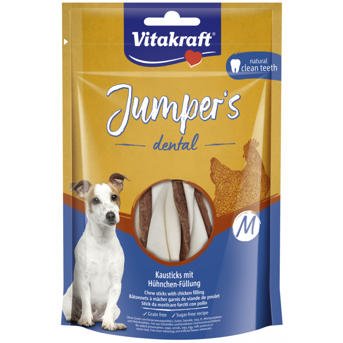 Jumper‘s dental Kausticks mit Hühnchen-Füllung, M