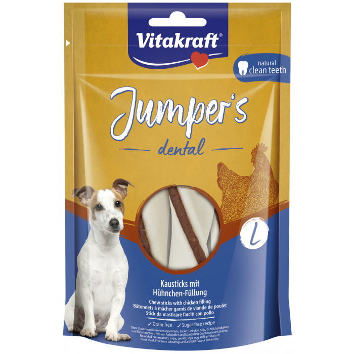 Jumper‘s dental Kausticks mit Hühnchen-Füllung, L