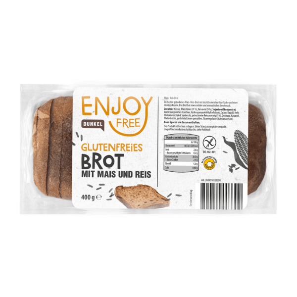 ENJOY FREE Glutenfreies Brot dunkel