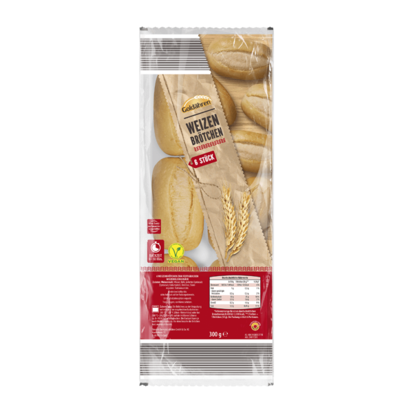 GOLDÄHREN 6 Weizenbrötchen