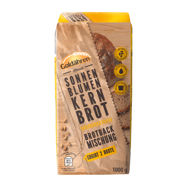 GOLDÄHREN Brotbackmischung Sonnenblumenbrot