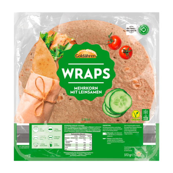GOLDÄHREN Wraps Mehrkorn