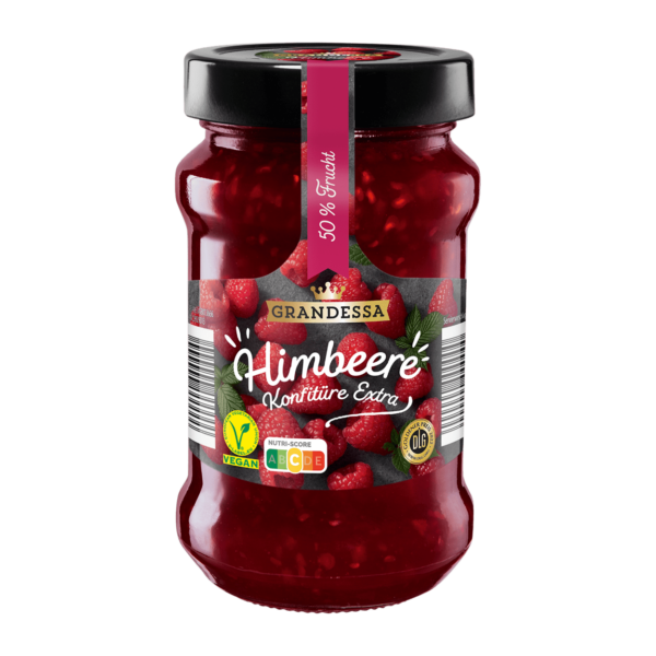 GRANDESSA Konfitüre Extra Mit 50% Fruchtgehalt Himbeere