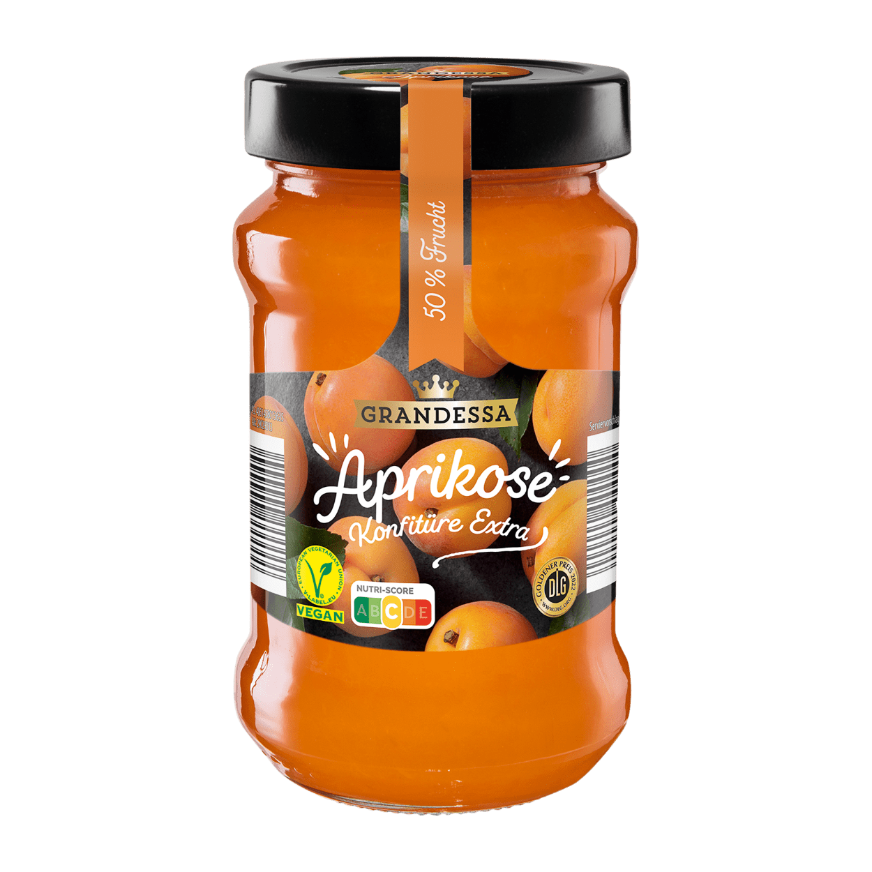 GRANDESSA Konfitüre Extra Mit 50% Fruchtgehalt Aprikose