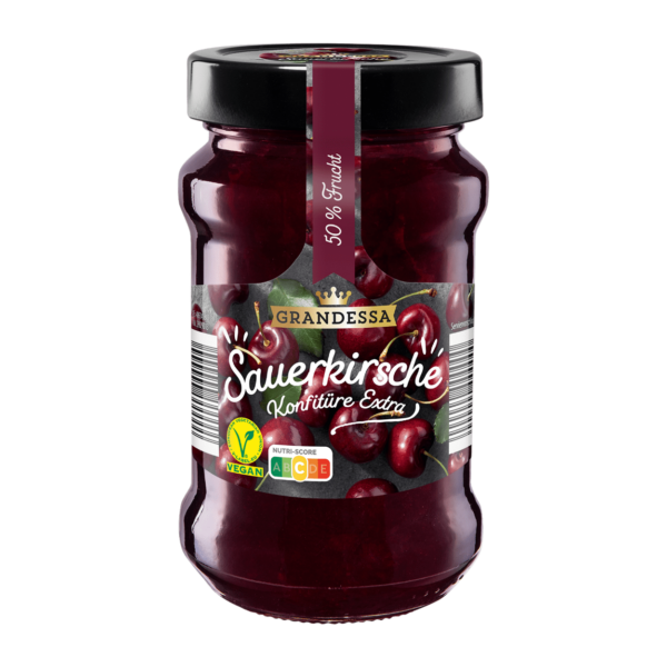 GRANDESSA Konfitüre Extra Mit 50 Fruchtgehalt Sauerkirsche