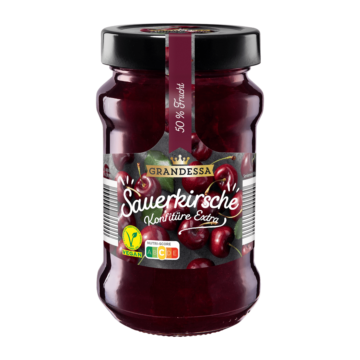 GRANDESSA Konfitüre Extra Mit 50% Fruchtgehalt Sauerkirsche
