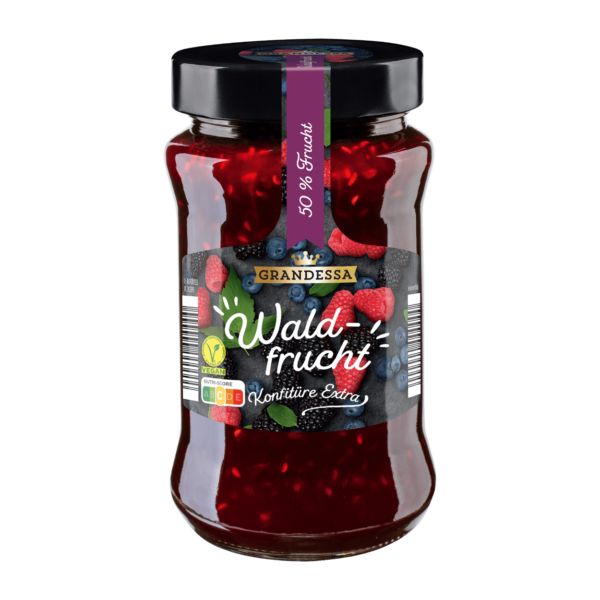 GRANDESSA Konfitüre Extra Mit 50 Fruchtgehalt Waldfrucht