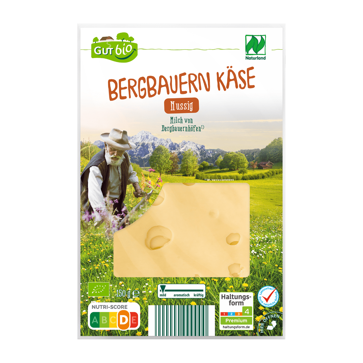 GUT BIO Bio-Bergbauernkäse 150g