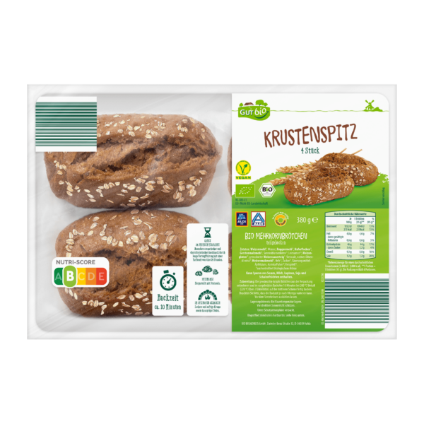 GUT BIO Bio Brötchen Krustenspitz