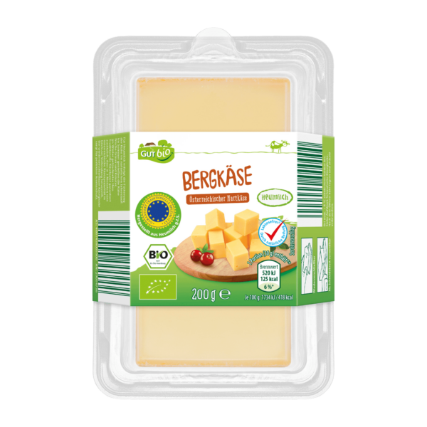 GUT BIO Bio Käsestück Bergkäse