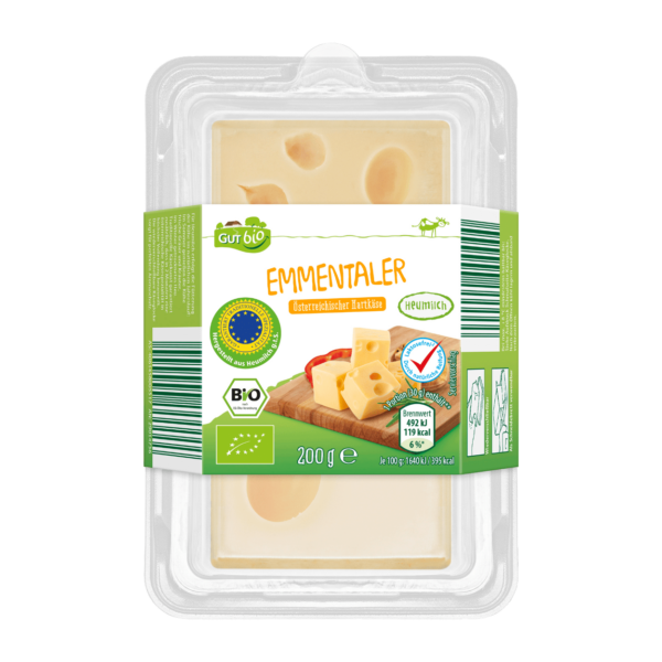 GUT BIO Bio Käsestück Emmentaler