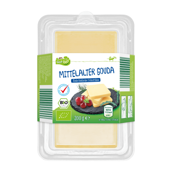GUT BIO Bio Käsestück Mittelalter Gouda