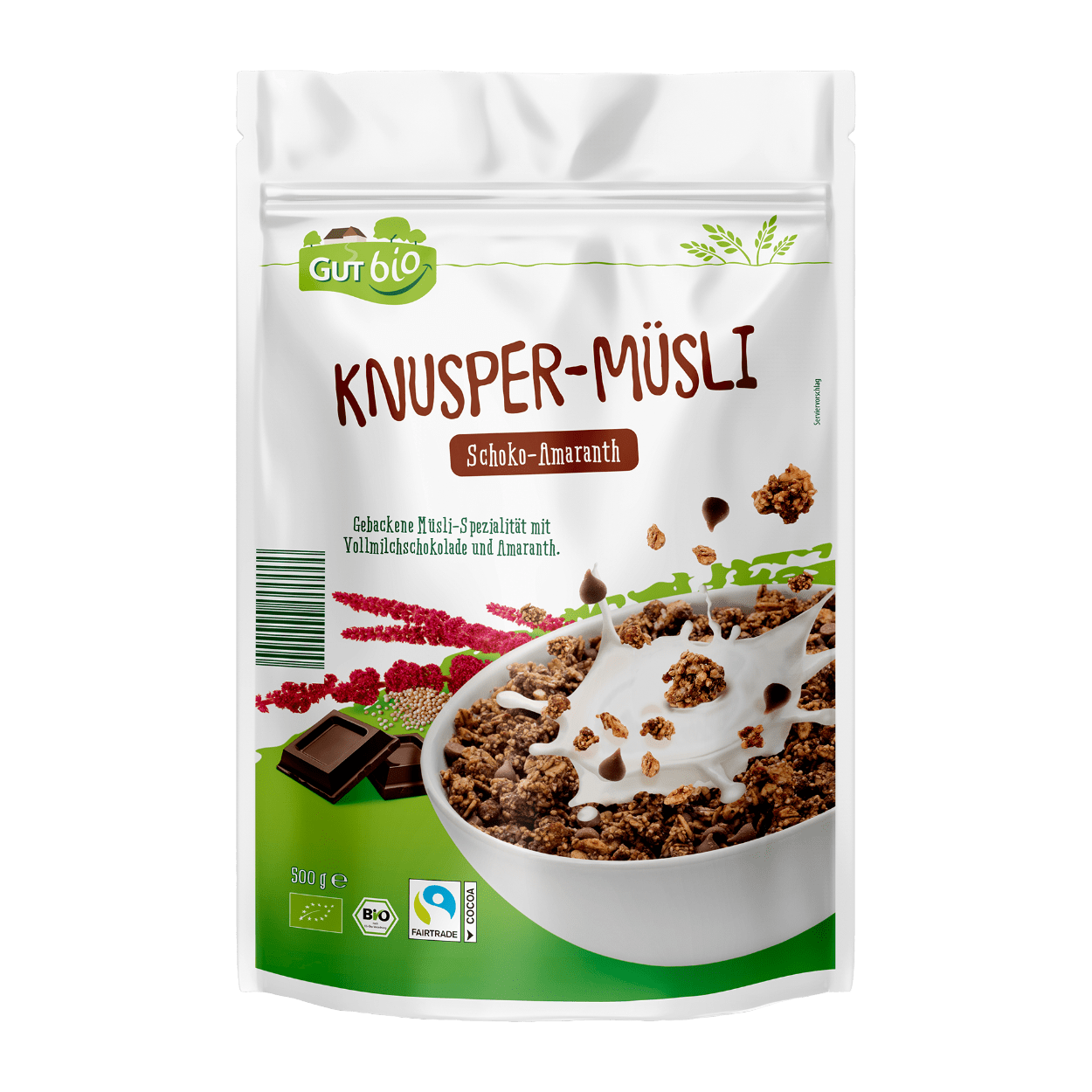 GUT BIO Bio-Knuspermüsli Schoko-Amaranth