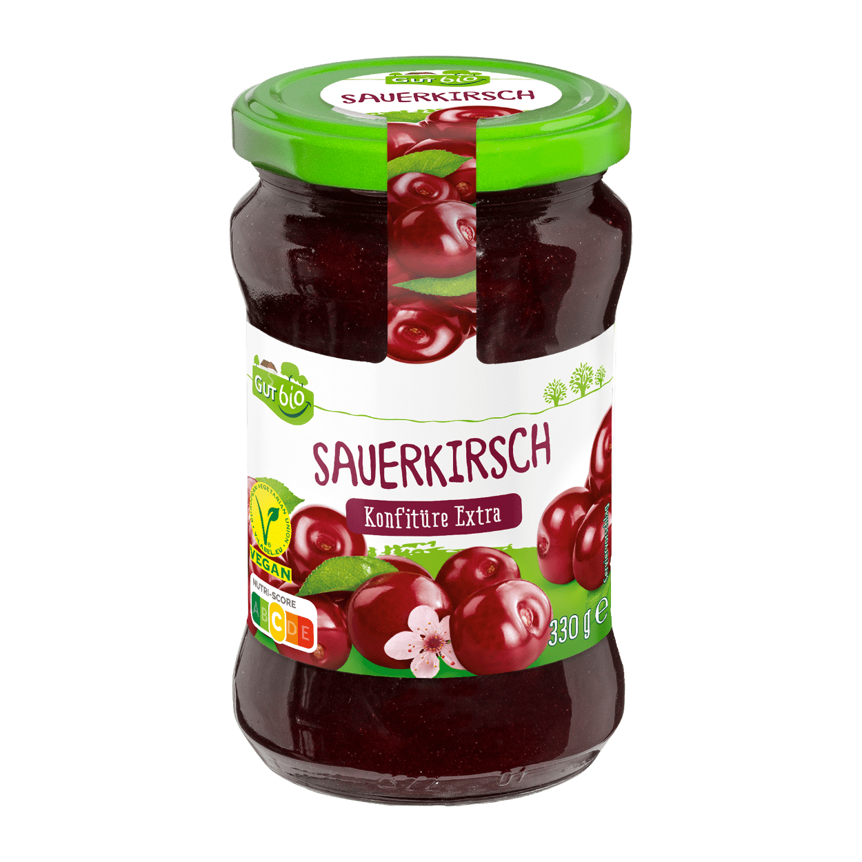 GUT BIO Bio-Konfitüre Extra Sauerkirsch