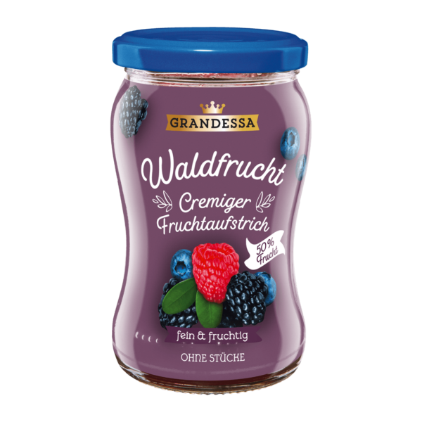 Grandessa Fruchtaufstrich Fein & Fruchtig Waldfrucht