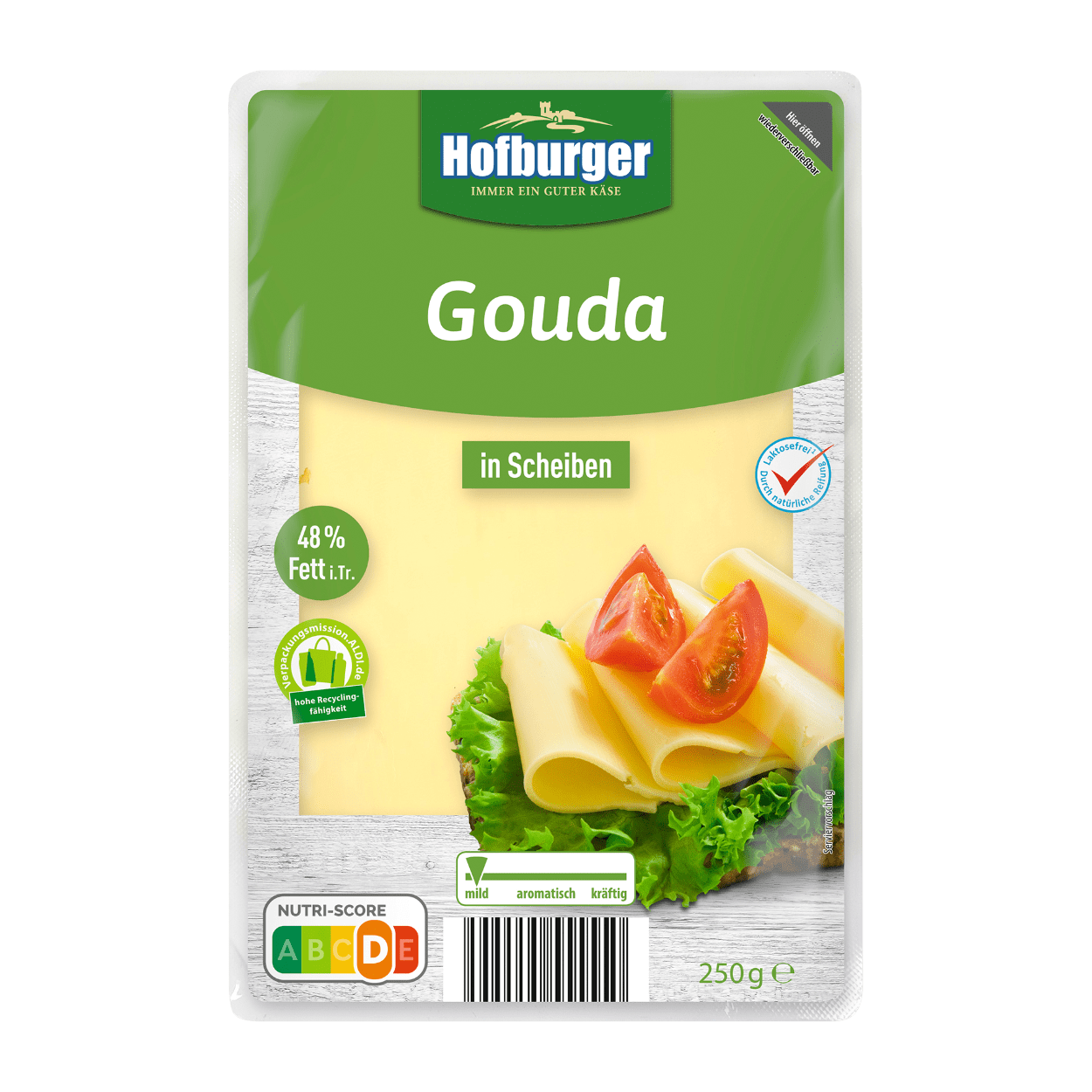 HOFBURGER Gouda 250g In Scheiben