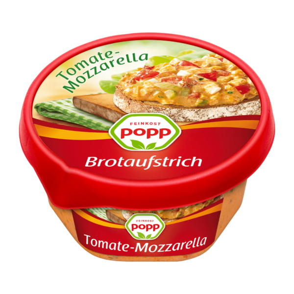POPP Brotaufstrich Tomate Mozzarella