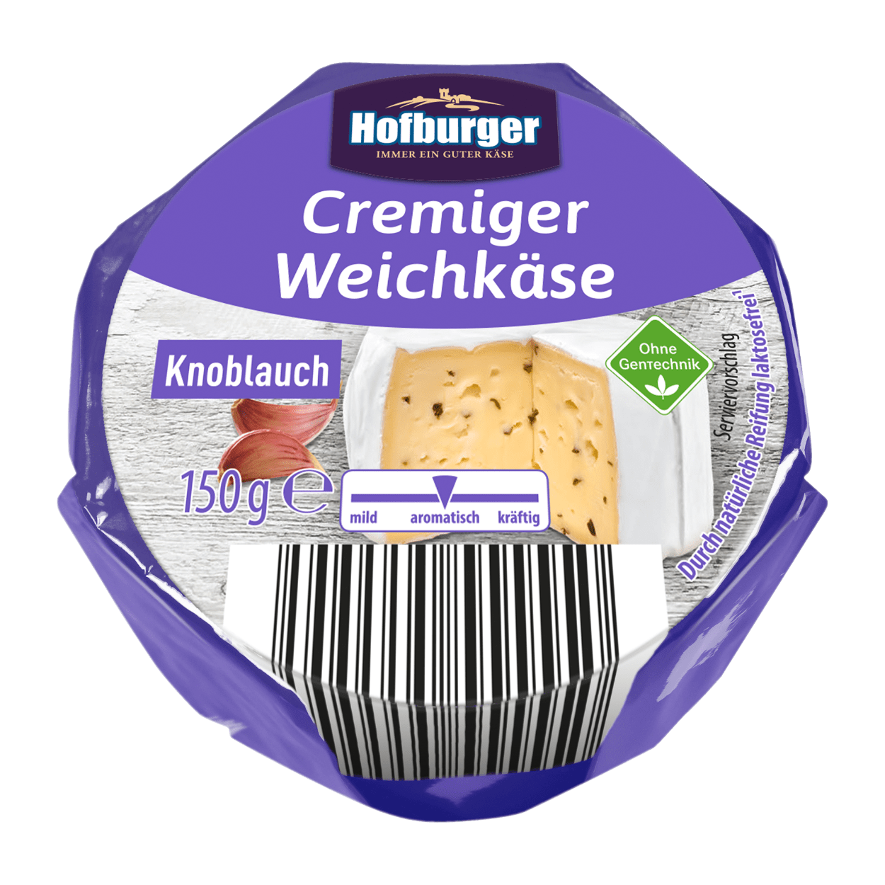 HOFBURGER Cremiger Weichkäse Knoblauch