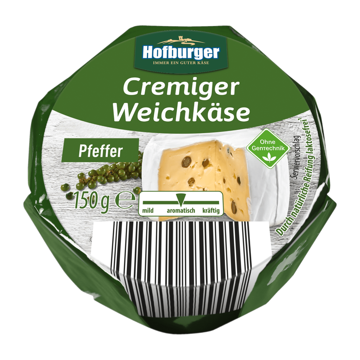 HOFBURGER Cremiger Weichkäse Pfeffer